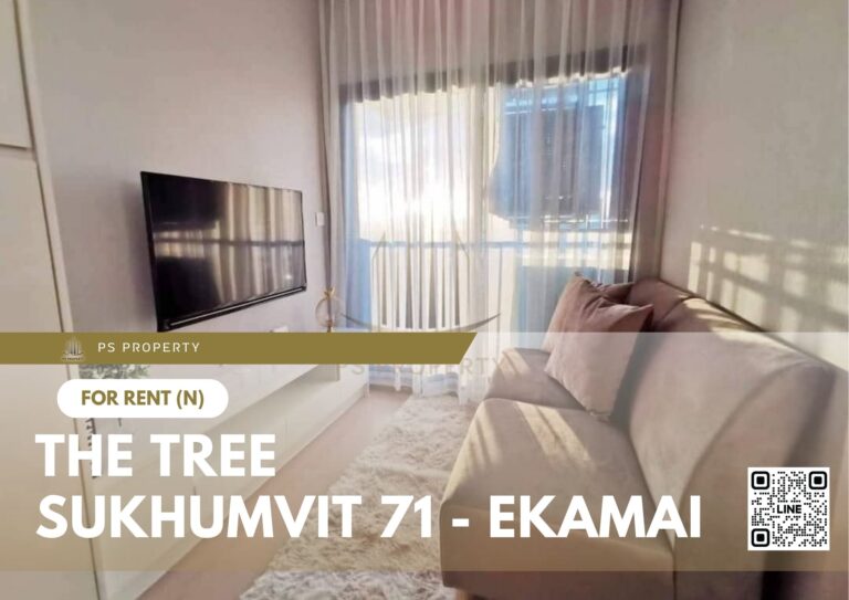 PS23988 – Condo Near ARL Ramkhamhaeng Station For Rent , One bedroom unit at The Tree Sukhumvit 71 – Ekamai