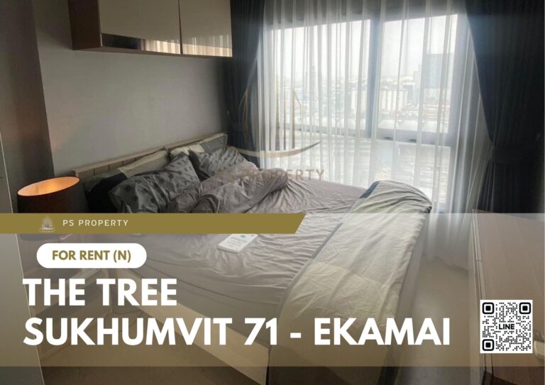 PS34239 – Condo Near ARL Ramkhamhaeng Station For Rent , One bedroom unit at The Tree Sukhumvit 71 – Ekamai