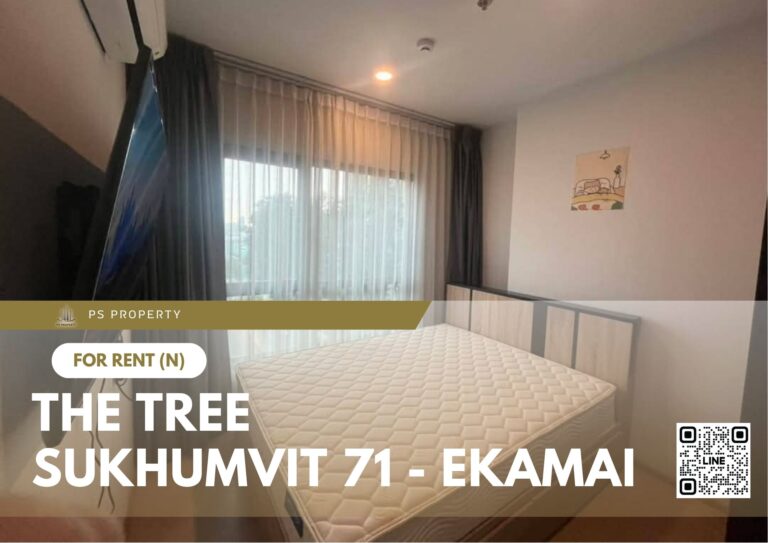 PS63242 – Condo Near ARL Ramkhamhaeng Station For Rent , One bedroom unit at The Tree Sukhumvit 71 – Ekamai
