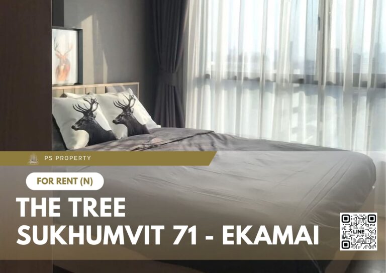 PS64774 – Condo Near ARL Ramkhamhaeng Station For Rent , One bedroom unit at The Tree Sukhumvit 71 – Ekamai