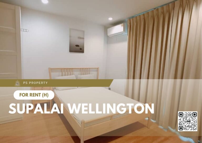 PS59523 – Condo Near MRT Thailand Cultural Centre Station For Rent , Two bedroom unit at Supalai Wellington