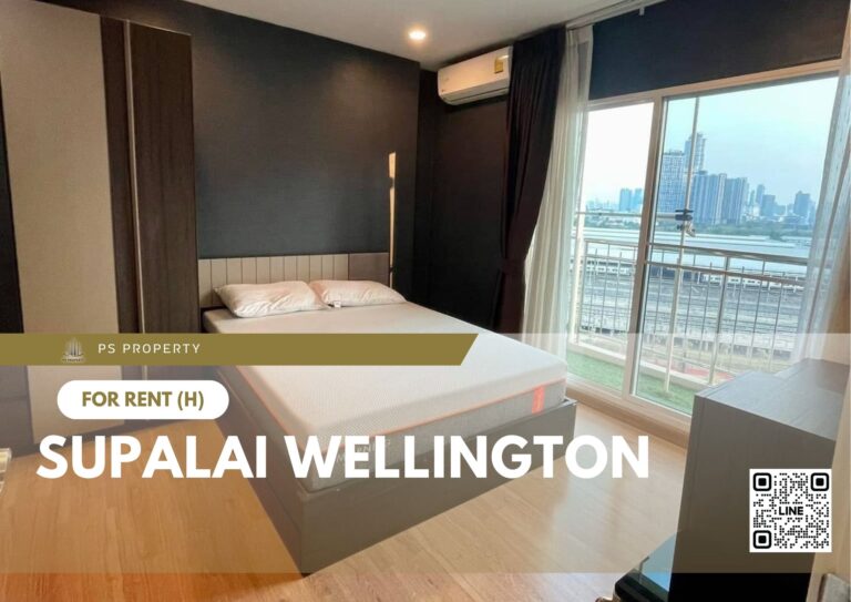 PS56524 – Condo Near MRT Thailand Cultural Centre Station For Rent , Two bedroom unit at Supalai Wellington