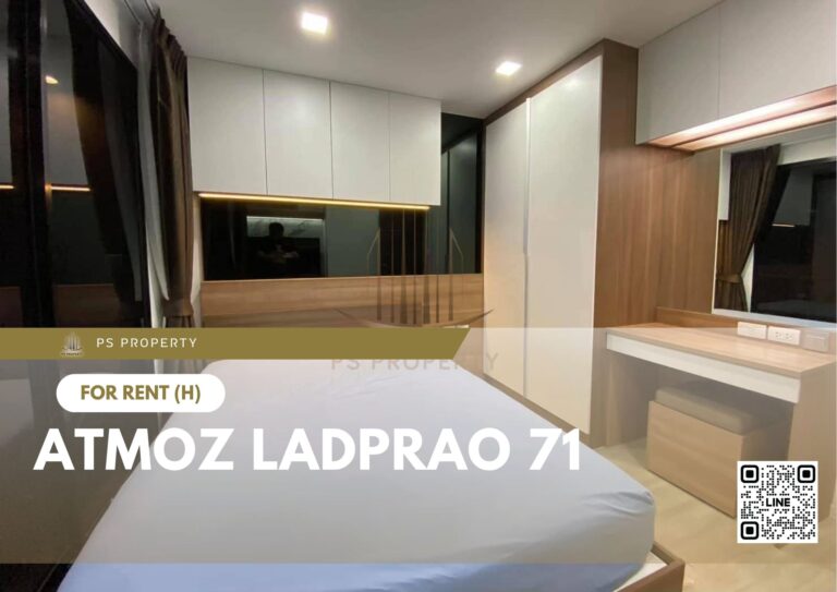 PS44117 – Condo Near MRT Lat Phrao 71 Station For Rent , One bedroom unit at Atmoz Ladprao 71