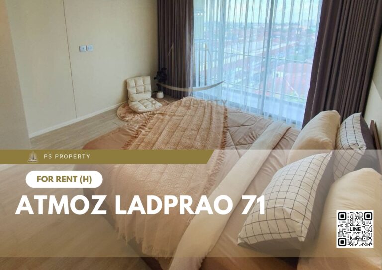 PS38864 – Condo Near MRT Lat Phrao 71 Station For Rent , Two bedroom unit at Atmoz Ladprao 71