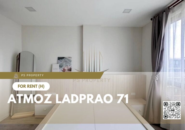 PS14931 – Condo Near MRT Lat Phrao 71 Station For Rent , One bedroom unit at Atmoz Ladprao 71