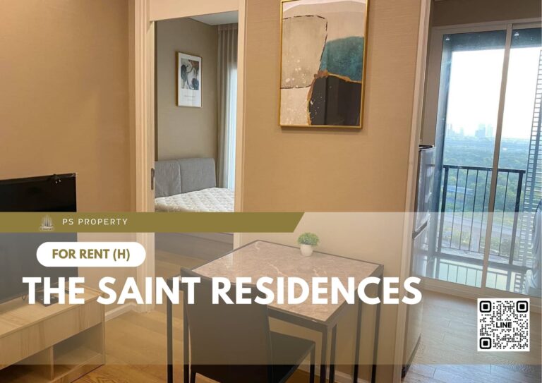 PS75407 – Condo Near MRT PhahonYothin Station For Rent , One bedroom unit at The Saint Residences