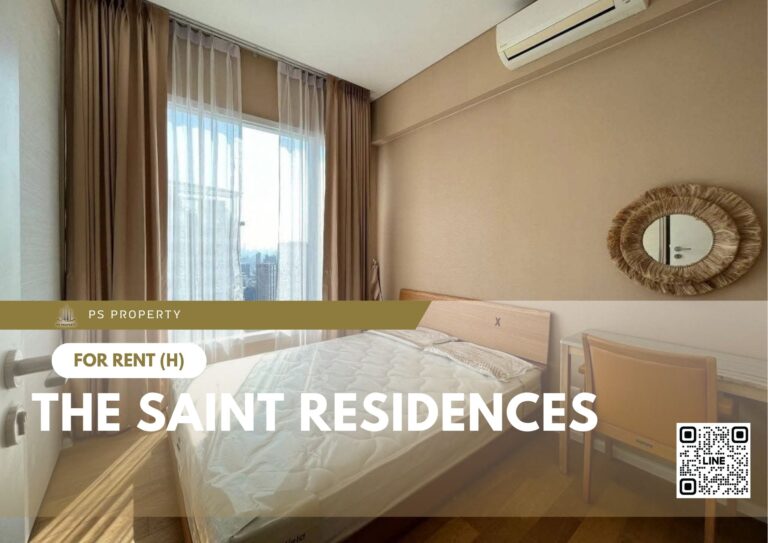 PS68384 – Condo Near MRT PhahonYothin Station For Rent , One bedroom unit at The Saint Residences