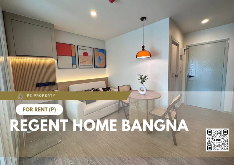 PS67978 – Condo Near BTS Bang na Station For Rent , One bedroom unit at Regent home bangna