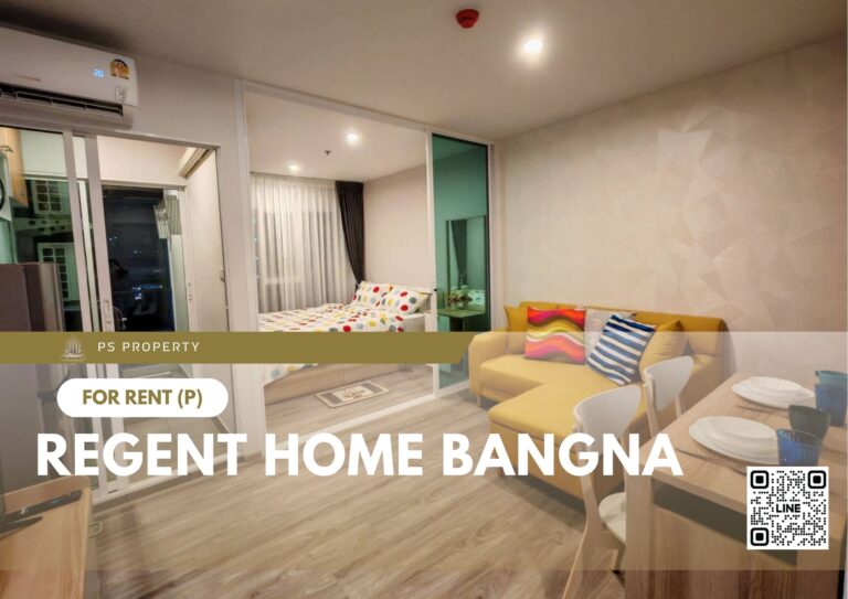 PS62624 – Condo Near BTS Bang na Station For Rent , One bedroom unit at Regent home bangna