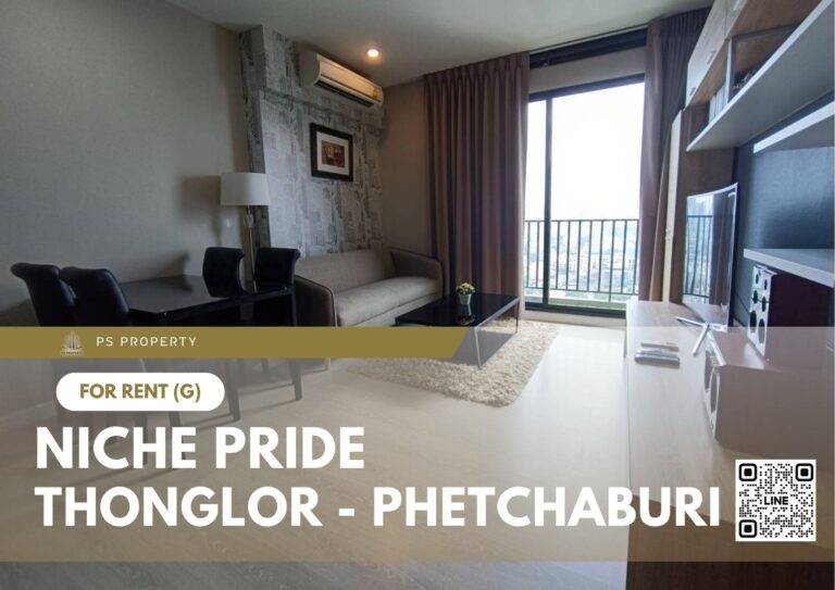 PS68261 – Condo Near BTS Thong Lo Station For Rent , Two bedroom unit at Niche Pride Thonglor – Phetchaburi