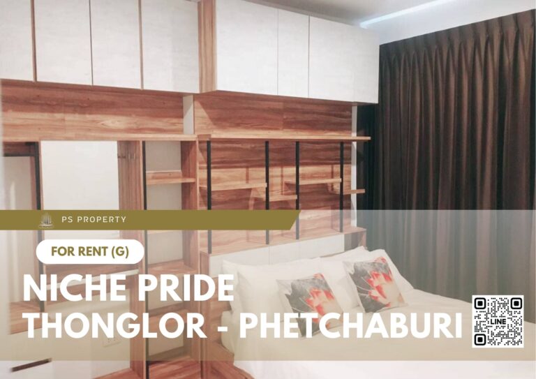 PS64367 – Condo Near BTS Thong Lo Station For Rent , One bedroom unit at Niche Pride Thonglor – Phetchaburi
