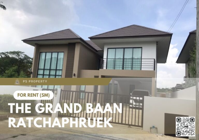 PS77900 – House Near MRT Min Buri Station For Rent , at The Grand Baan Ratchaphruek