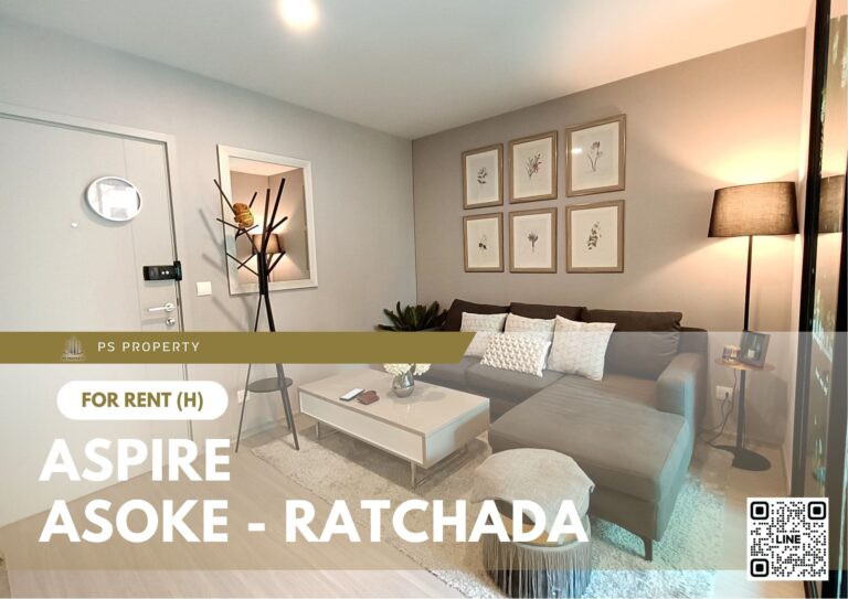 PS78752 – Condo Near MRT Phra Ram 9 Station For Rent , One bedroom unit at Aspire Asoke – Ratchada