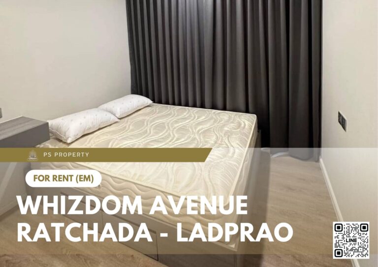PS55034 – Condo Near MRT Phahonyothin Station For Rent , One bedroom unit at Whizdom Avenue Ratchada – Ladprao