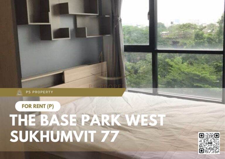 PS39893 – Condo Near BTS On Nut Station For Rent , One bedroom unit at The Base Park West Sukhumvit 77