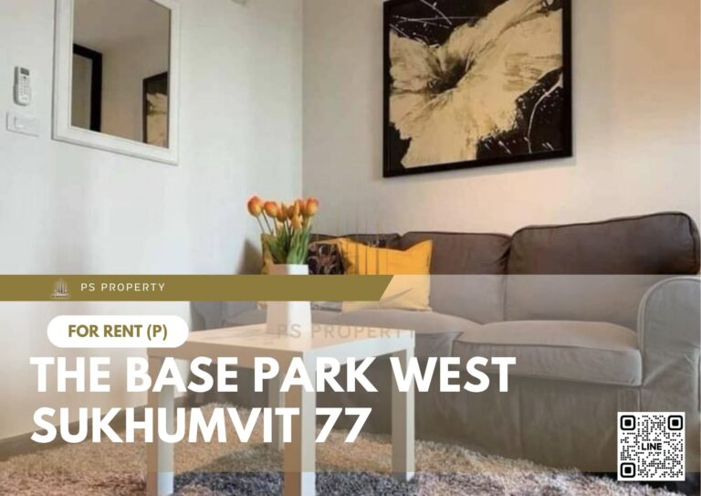 PS30088 – Condo Near BTS On Nut Station For Rent , One bedroom unit at The Base Park West Sukhumvit 77