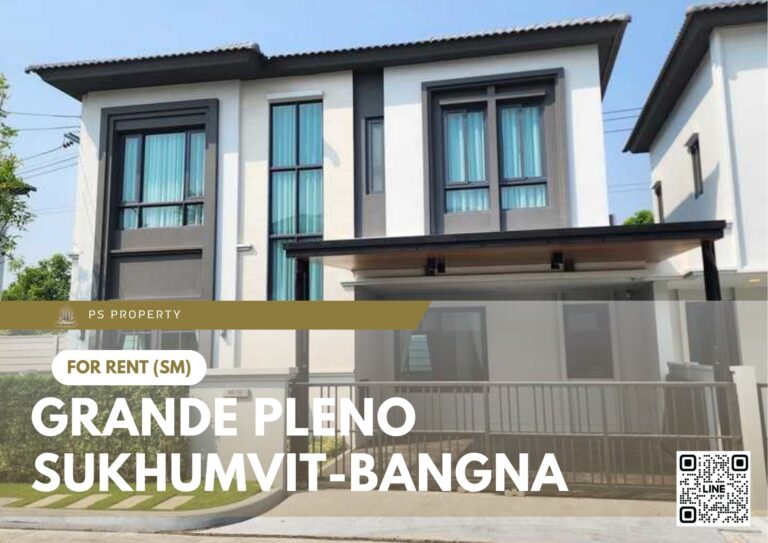 PS77532 – House Near MRT Si Iam Station For Rent , at Grande Pleno Sukhumvit-Bangna