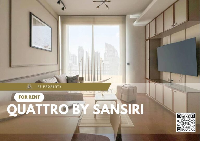 PS37037 – Condo Near BTS Thong Lo Station For Rent , One bedroom unit at Quattro by Sansiri