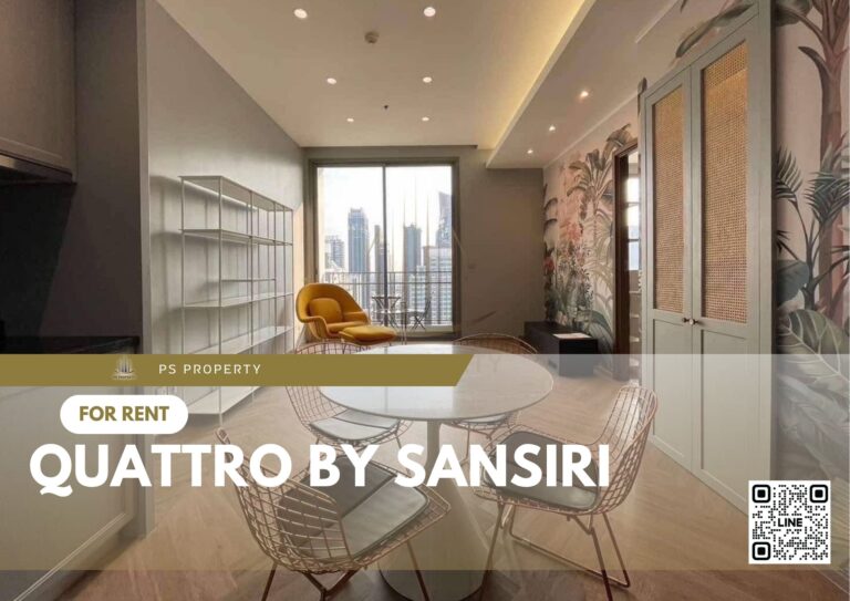 PS27571 – Condo Near BTS Thong Lo Station For Rent , One bedroom unit at Quattro by Sansiri