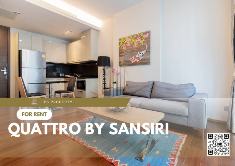 PS29563 – Condo Near BTS Thong Lo Station For Rent , One bedroom unit at Quattro by Sansiri