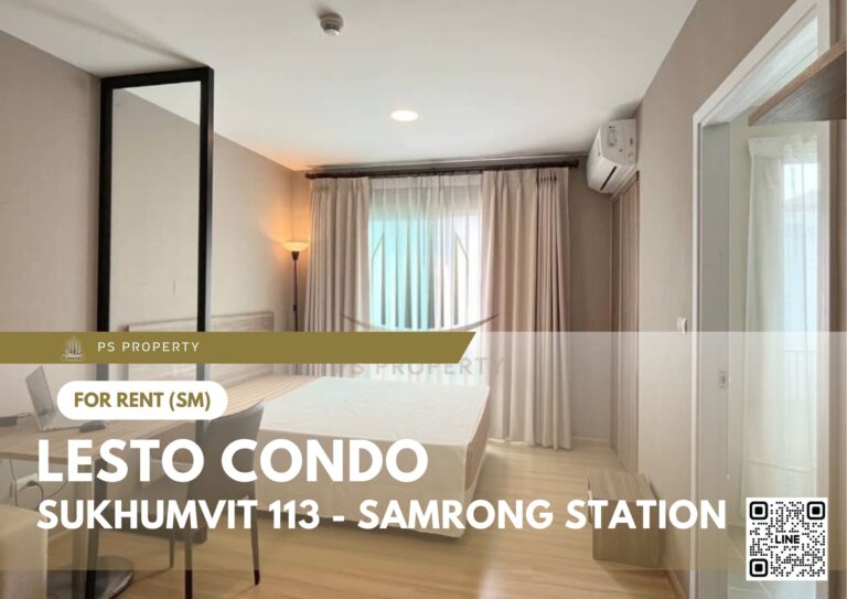 PS50642 – Condo Near BTS Samrong Station For Rent , One bedroom unit at Lesto Condo Sukhumvit 113 – Samrong Station