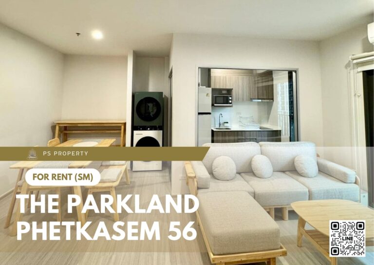 PS73629 – Condo Near MRT Phasi Charoen Station For Rent , Two bedroom unit at The Parkland Phetkasem 56
