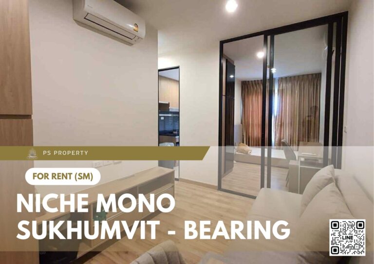 PS78486 – Condo Near BTS Bearing station For Rent , One bedroom unit at Niche Mono Sukhumvit – Bearing