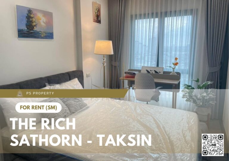 PS38794 – Condo Near BTS Wongwian Yai Station For Rent , One bedroom unit at The Rich Sathorn – Taksin