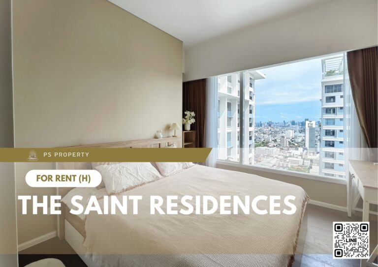 PS78844 – Condo Near MRT PhahonYothin Station For Rent , Two bedroom unit at The Saint Residences