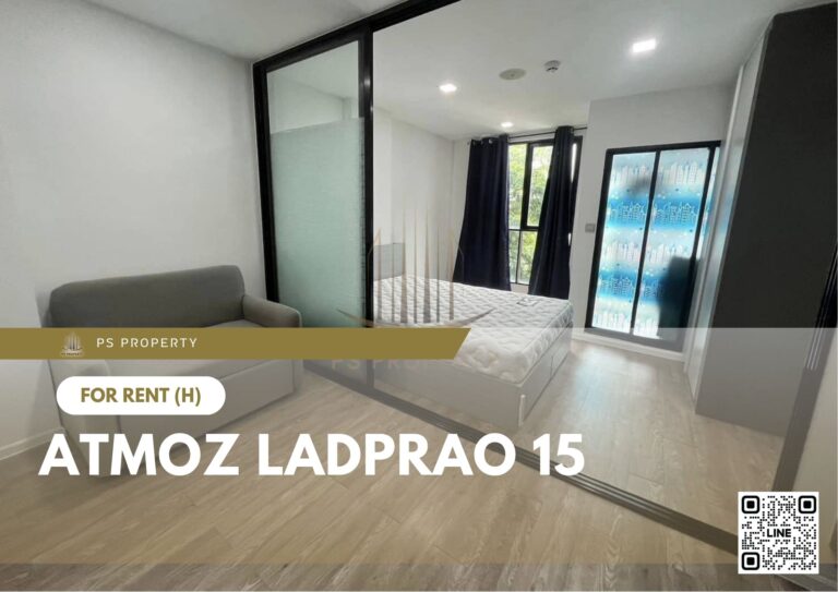 PS29346 – Condo Near MRT Lat Phrao Station For Rent , One bedroom unit at Atmoz Ladprao 15