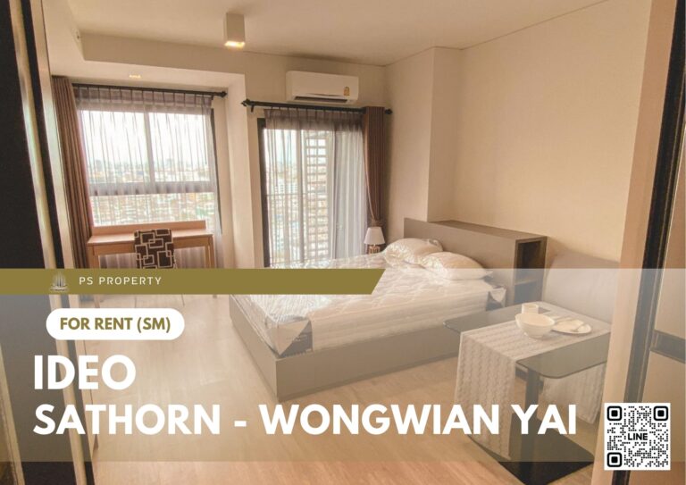 PS78496 – Condo Near BTS Wongwian Yai Station For Rent , One bedroom unit at IDEO Sathorn – Wongwian Yai