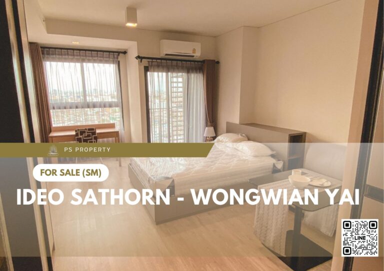 PS78496 – Condo Near BTS Wongwian Yai Station For Sale , One bedroom unit at IDEO Sathorn – Wongwian Yai