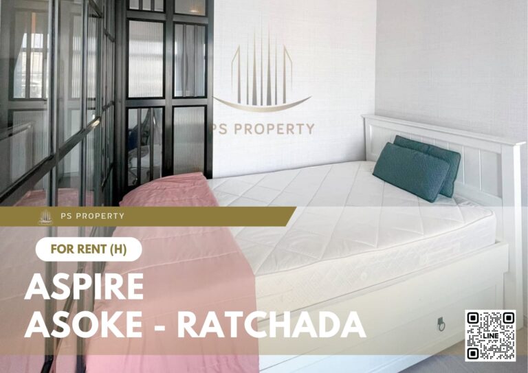 PS52490 – Condo Near MRT Phra Ram 9 Station For Rent , One bedroom unit at Aspire Asoke – Ratchada