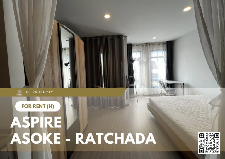 PS50346 – Condo Near MRT Phra Ram 9 Station For Rent , One bedroom unit at Aspire Asoke – Ratchada