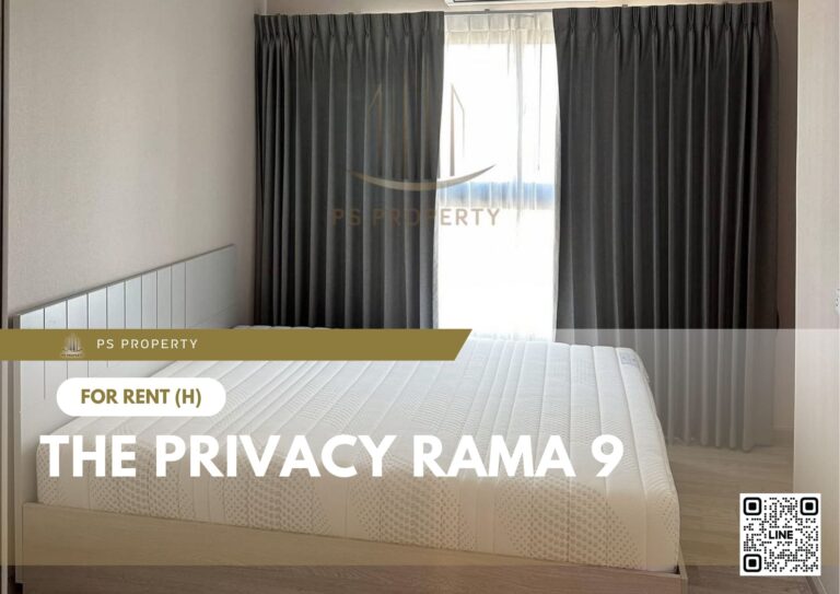 PS49347 – Condo Near ARL Ramkhamhaeng Station For Rent , One bedroom unit at The Privacy Rama 9