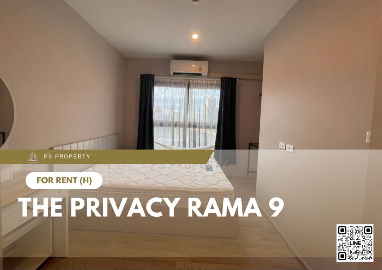 PS14471 – Condo Near ARL Ramkhamhaeng Station For Rent , One bedroom unit at The Privacy Rama 9