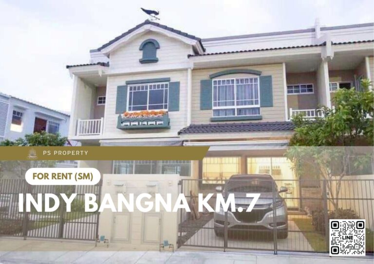 PS79047 – House Near BTS Bang na Station For Rent , at Indy Bangna km.7