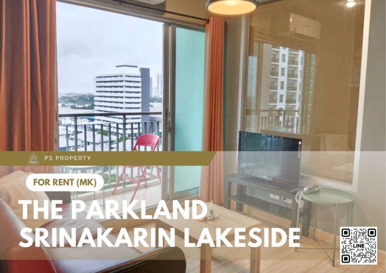 PS79076 – Condo Near MRT Si La Salle Station For Rent , One bedroom unit at The Parkland Srinakarin Lakeside