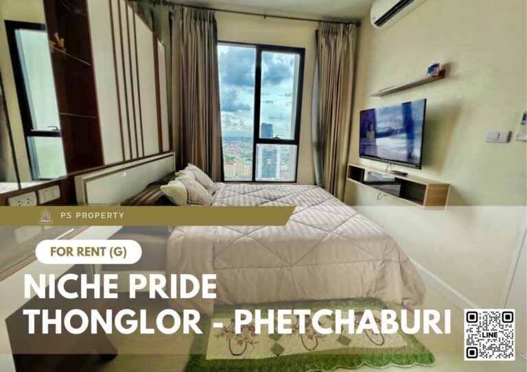 PS77419 – Condo Near BTS Thong Lo Station For Rent , One bedroom unit at Niche Pride Thonglor – Phetchaburi