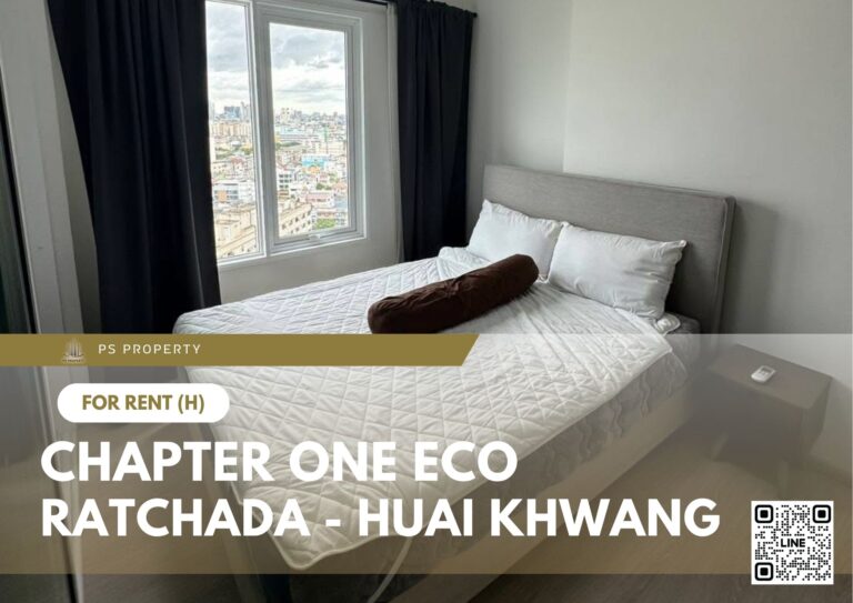 PS79249 – Condo Near MRT HUAIKHWANG Station For Rent , One bedroom unit at Chapter One Eco Ratchada – Huai Khwang