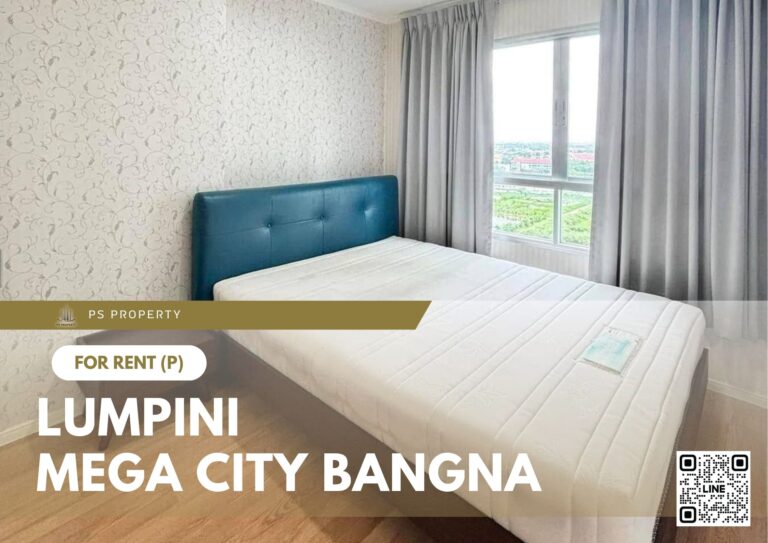 PS68630 – Condo Near BTS Bang na Station For Rent , One bedroom unit at Lumpini Mega city Bangna