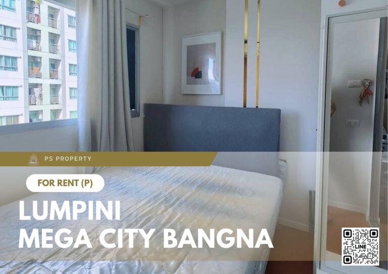 PS67400 – Condo Near BTS Bang na Station For Rent , One bedroom unit at Lumpini Mega city Bangna