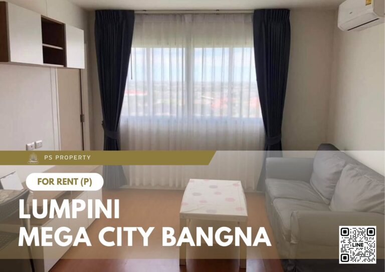 PS67068 – Condo Near BTS Bang na Station For Rent , One bedroom unit at Lumpini Mega city Bangna