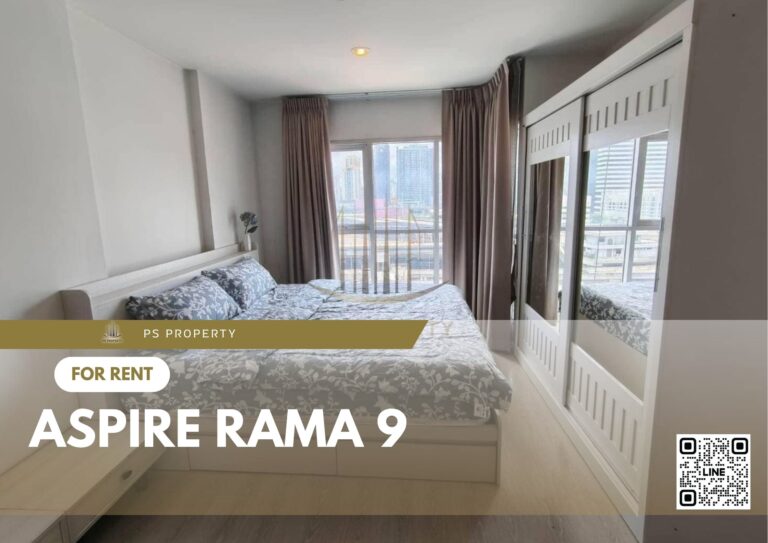 PS27140 – Condo Near MRT Phra Ram 9 Station For Rent , One bedroom unit at Aspire Rama 9