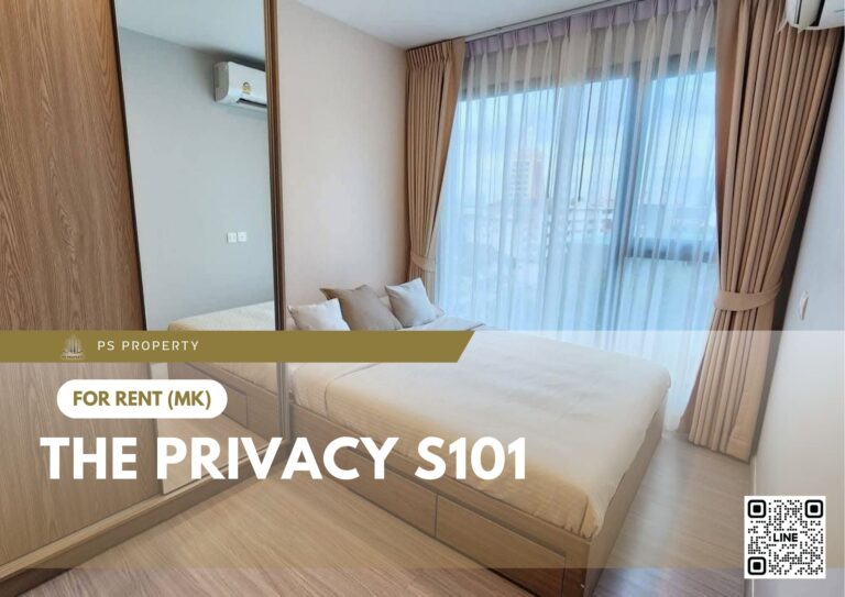 PS62822 – Condo Near BTS Punnawithi Station For Rent , One bedroom unit at THE PRIVACY S101