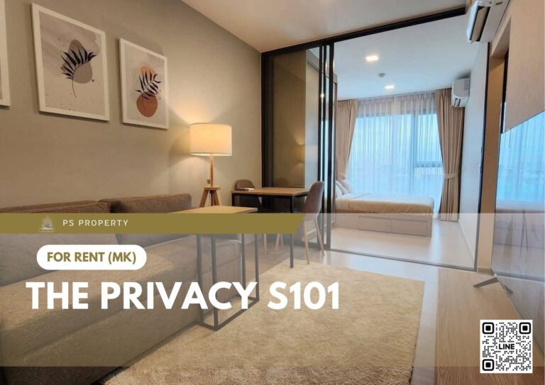 PS64355 – Condo Near BTS Punnawithi Station For Rent , One bedroom unit at THE PRIVACY S101