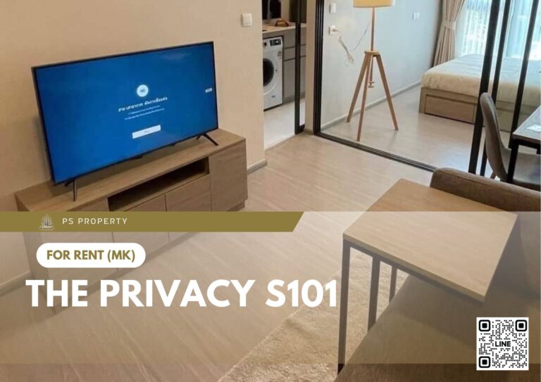PS59540 – Condo Near BTS Punnawithi Station For Rent , One bedroom unit at THE PRIVACY S101