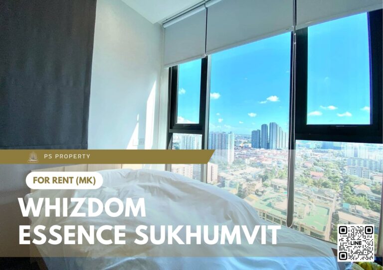 PS59129 – Condo Near BTS Punnawithi Station For Rent , Two bedroom unit at Whizdom Essence Sukhumvit
