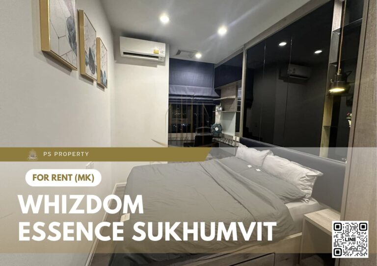 PS51073 – Condo Near BTS Punnawithi Station For Rent , One bedroom unit at Whizdom Essence Sukhumvit