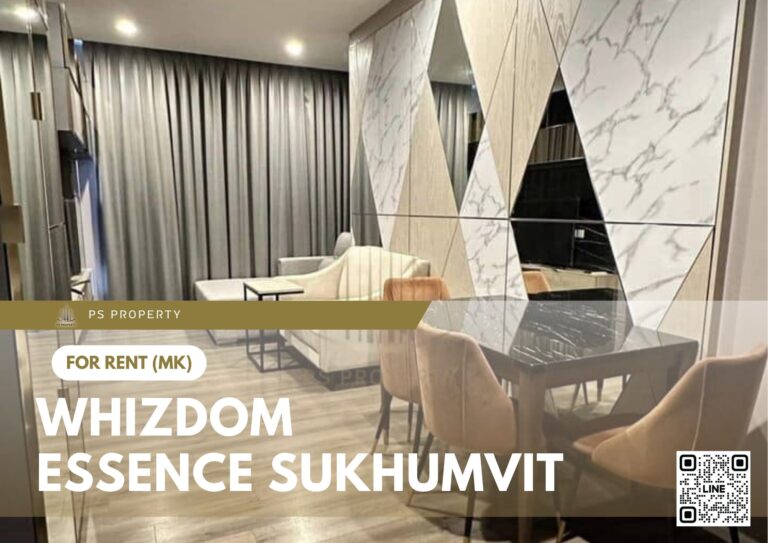 PS28604 – Condo Near BTS Punnawithi Station For Rent , One bedroom unit at Whizdom Essence Sukhumvit